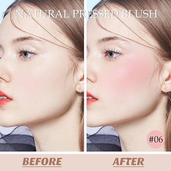 Boobeen Powder Blush, Single Color Blush Face Blush