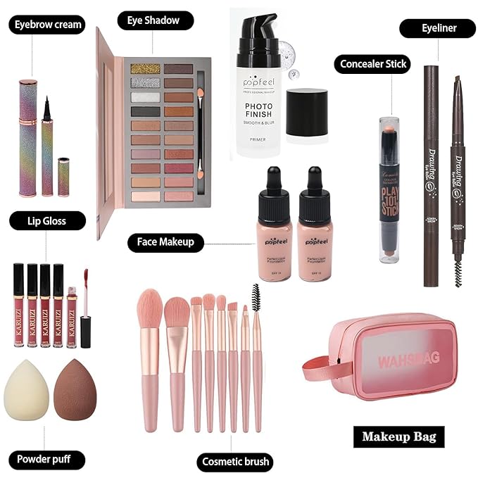 All in One Makeup Kit, Includes