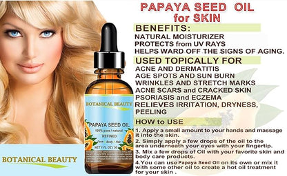 PAPAYA SEED OIL. 100% Pure / Lip