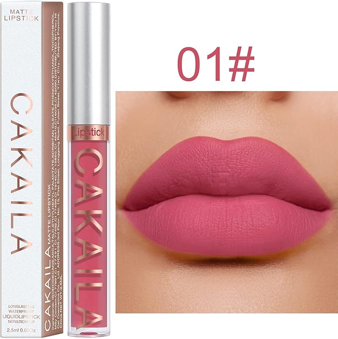 KARNAR 3Pcs Lipstick Matte Liquid Lipstick Lipgloss Se