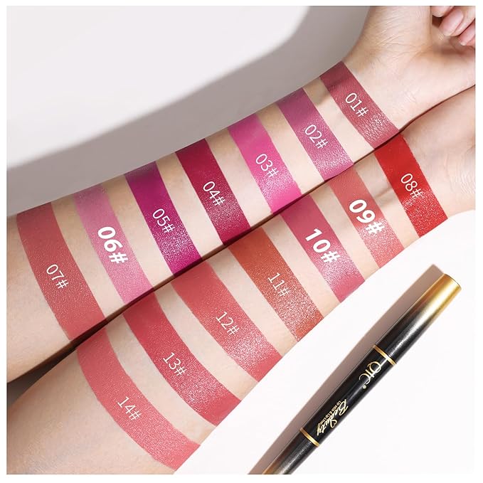 Violet Lip Liner and Lipstick Set Kit, Long Long