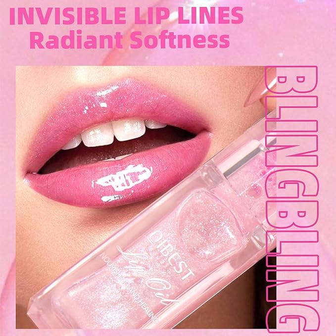 Magic Color Changing Lip Oil, Cosmetics Color Changing Lip Oil, Warm Change Hydrating Lip Gloss, Long Lasting Shimmery Lip Glow Oil, Moisturizing Non-sticky Fresh Texture Lip Oil (Set H, 2)