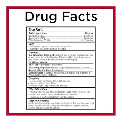 Carmex Lip Balm, Moisturizing, Original.15 Ounce,