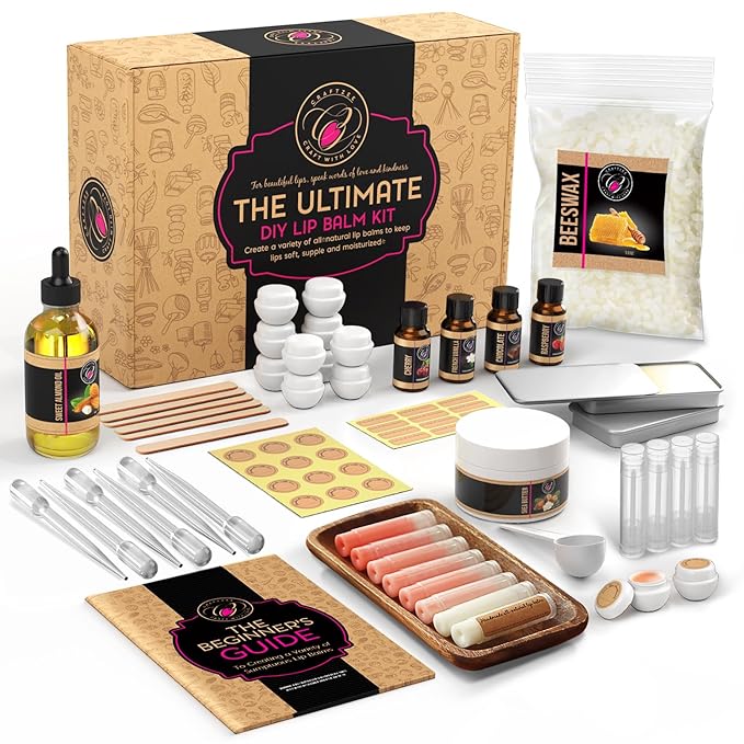 CraftZee Lip Balm Making Kit - Adults