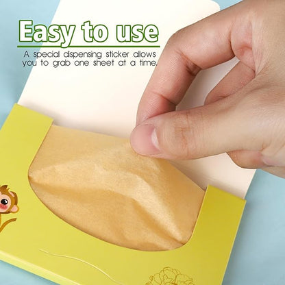 300 Sheets Blotting Paper, HNYYZL Oil Absorbing Sheets