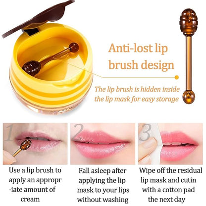 4 PCS Bee Lip Balm Lip Hydrating