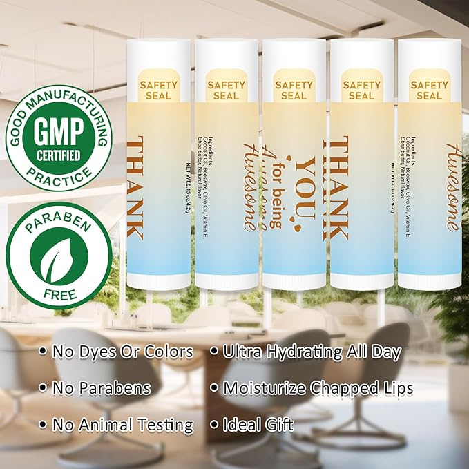 DMSKY Appreciation Gifts 60 Pcs Lip