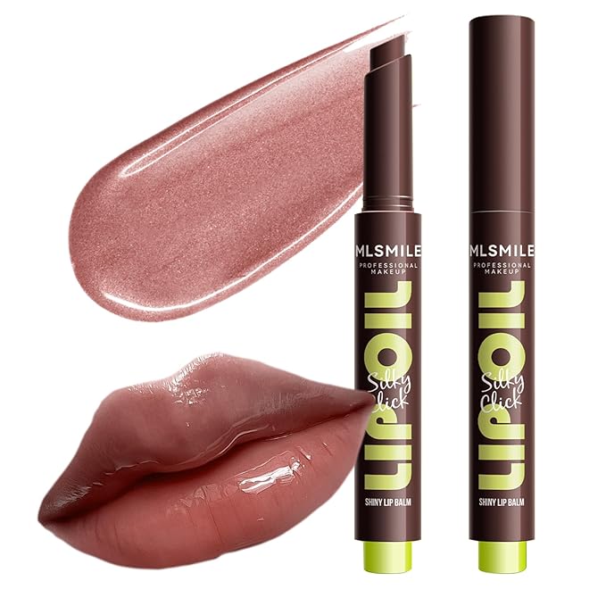 Click Lip Gloss Pen For Women Plumping Lip Stain Color Changing Waterproof Long Lasting Jelly Tinted Lip Balm Hydrating Lip Oil For Dry Lips (08)