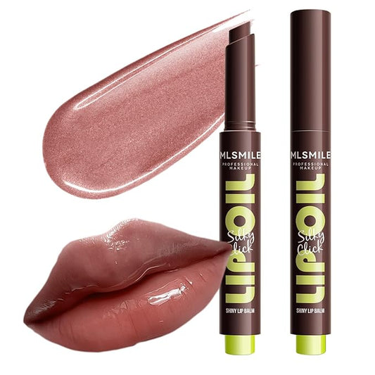Click Lip Gloss Pen For Women Plumping Lip Stain Color Changing Waterproof Long Lasting Jelly Tinted Lip Balm Hydrating Lip Oil For Dry Lips (08)