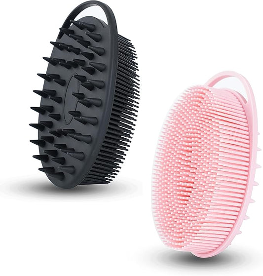 2 pc silicone exfoliating body