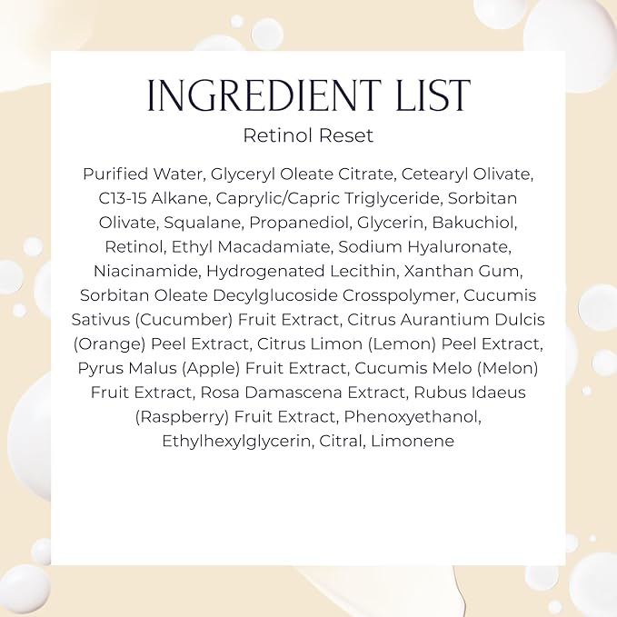 Tru Alchemy Retinol Reset Revitalizing Retinol Serum for face - Wrinkle Appearance Serum & Retinol Cream for Face w/Bakuchiol, Niacinamide for Overnight Renewal w/Long-Term Radiance - 1 fl oz (2-Pack)