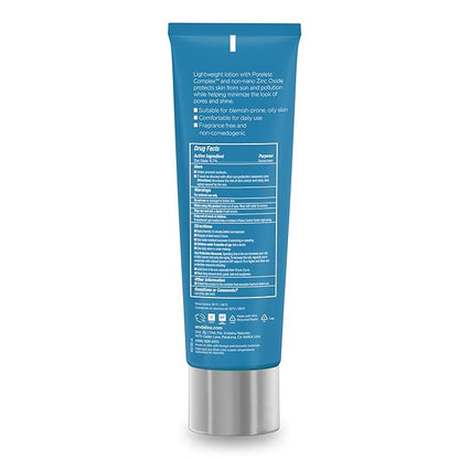 Andalou Naturals Daily Shade Face Sunscreen, SPF 30 Zinc Oxide Mineral Sunscreen, Sun + Pollution Defense Face Lotion, Helps Minimize Look of Pores, Matte Finish & Lightweight - 2.7 Fl. Oz.