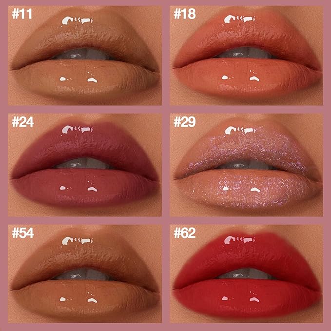 Moisturizing Lip Gloss, Non-Stick and Non-Drying Luminous Tinted Moisturizing