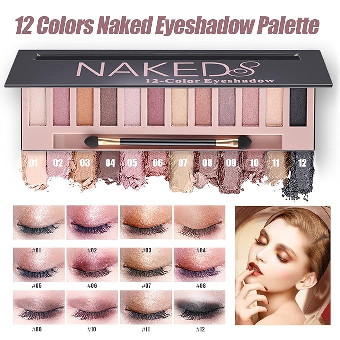 All in One Makeup Kit for Women,Includes Naked