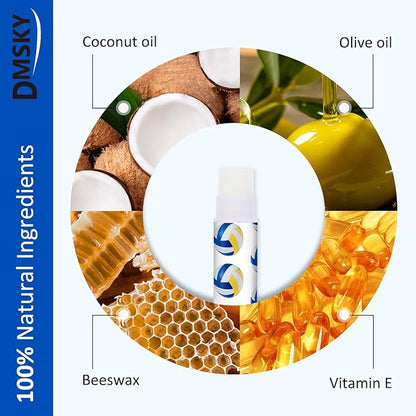 DMSKY 60 Pcs Volleyball Lip Balm Supplies