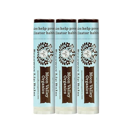 Moon Valley Organics Beeswax Lip Balm VANILLA,