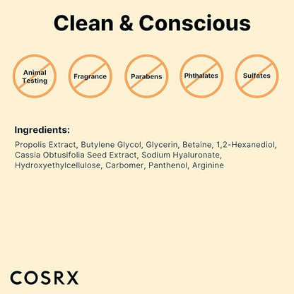COSRX Propolis Ampoule, Glow Boosting Serum for Face with 73.5% Propolis Extract, 1.01fl.oz/30ml, Hydrating Essence for Sensitive Skin, Fine Lines, Uneven Skintone, Korean Skincare