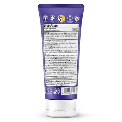 Badger Mineral Sunscreen SPF 50 Zinc Oxide Sunscreen with 98% Organic Ingredients, Reef-Safe, Broad-Spectrum, Hypoallergenic, Water Resistant, Unscented Adventure Sport Sunscreen 2.9 fl oz