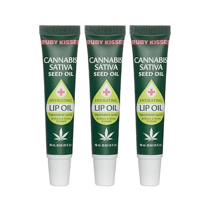Ruby Kisses Hydrating Lip Oil Cannabis
