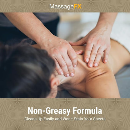 MASSAGE FX Unscented Massage Cream, 5 Gallon - Massage Creams for Massage Therapy - Physical Therapy Massage Cream - Deep Tissue Massage Cream Gallon - Infused with Arnica, Sunflower, & Vitamin E