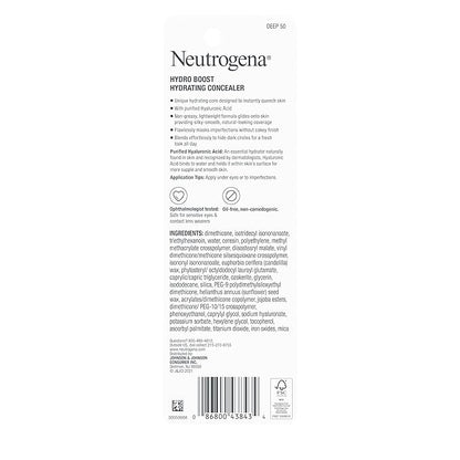 Neutrogena Hydro Boost Hydrating Concealer Stick for Dry 0.12 Oz