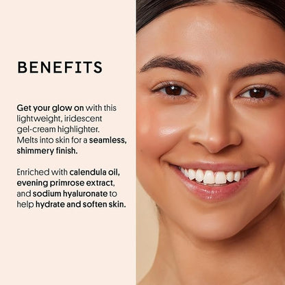 Winky Lux Cheeky Rose Liquid Highlighter, Gel Cream