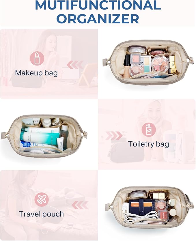 Bagsmart makeup bag travel toiletry