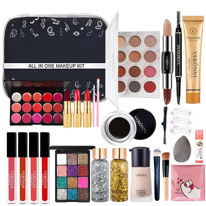 All-in-One Makeup Gift Set Carry All Makeup Kit