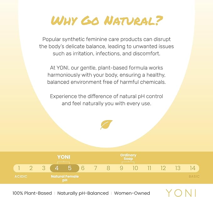 Yoni All-Natural Intimate Care Oil | Powerful Plant-Based Herbal Massage Oil for Intimate Areas | Odor Control, Menstrual Support, Natural pH Balance | Women-Owned (Jasmine)