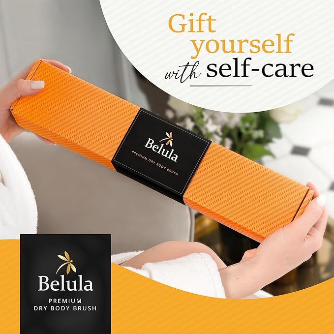 Premium dry brushing body brush