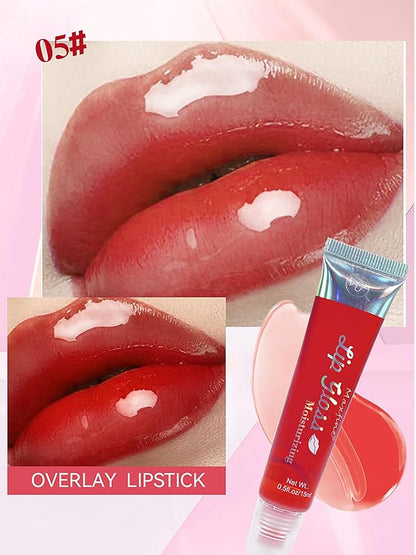 Shiny Fruit Glossy Lipgloss, Moisturizing Hydrating Plumping Liquid Lipgloss,