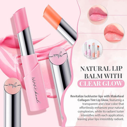 Collagen Tint Lip Balm, Hydrating Nourishing (Coral)