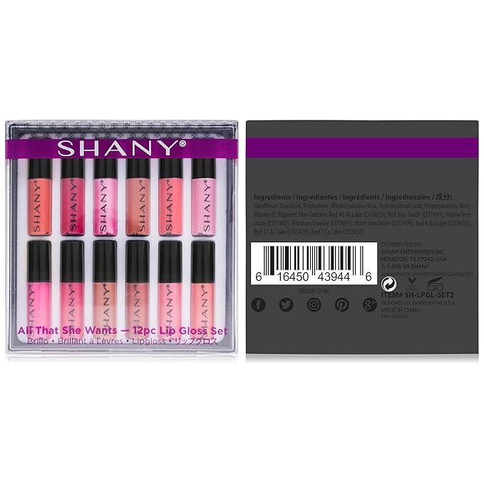 SHANY All That She Wants Lip-Gloss Set - Lip-Gloss