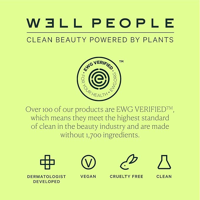 Well People Bio Powder Foundation, Lightweight & Hydrating Cruelty-free, 1C