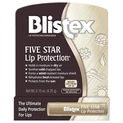 Blistex Five Star Lip Protection Balm,