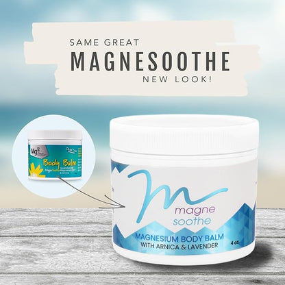 MagneSoothe Topical Magnesium Body Balm - 8 oz Jar