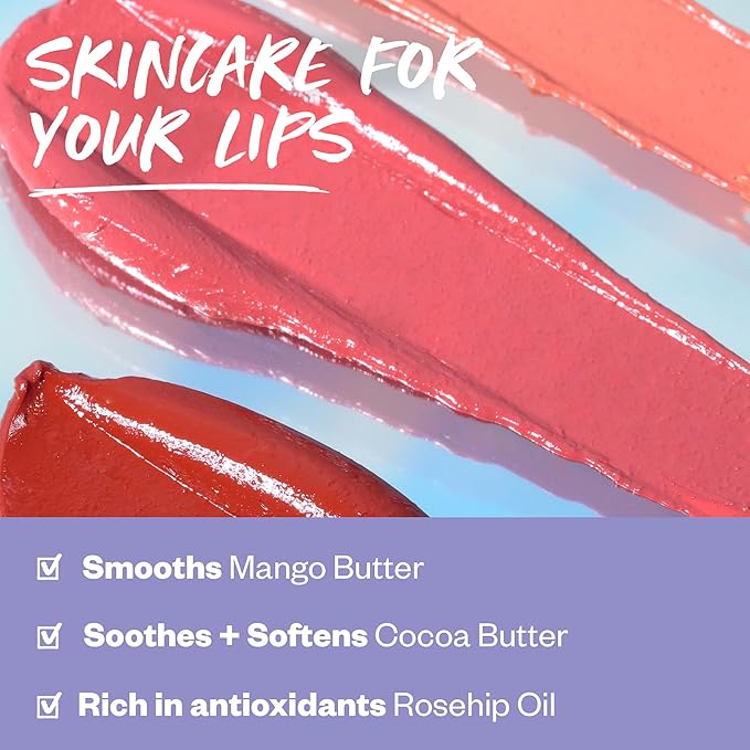 Kosas Weightless Lip Color Nourishing Satin Lipstick - High Impact Lip Color with Clean Formula - Daydream
