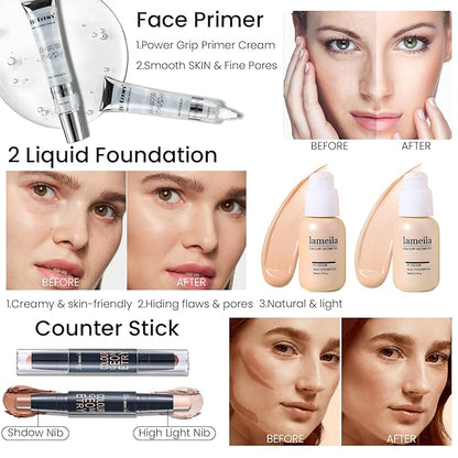 Makeup Kit for Women Full Kit, Travel Makeup