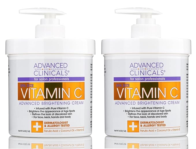 Advanced Clinicals Vitamin C Face & Moisturizing