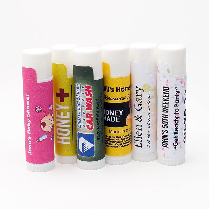 Natural Honey Lip Balm Bulk, Unlabeled Children