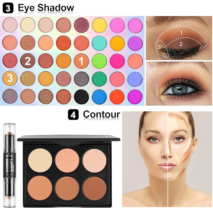 Fenshine Makeup Set,Make Up Starter Kit