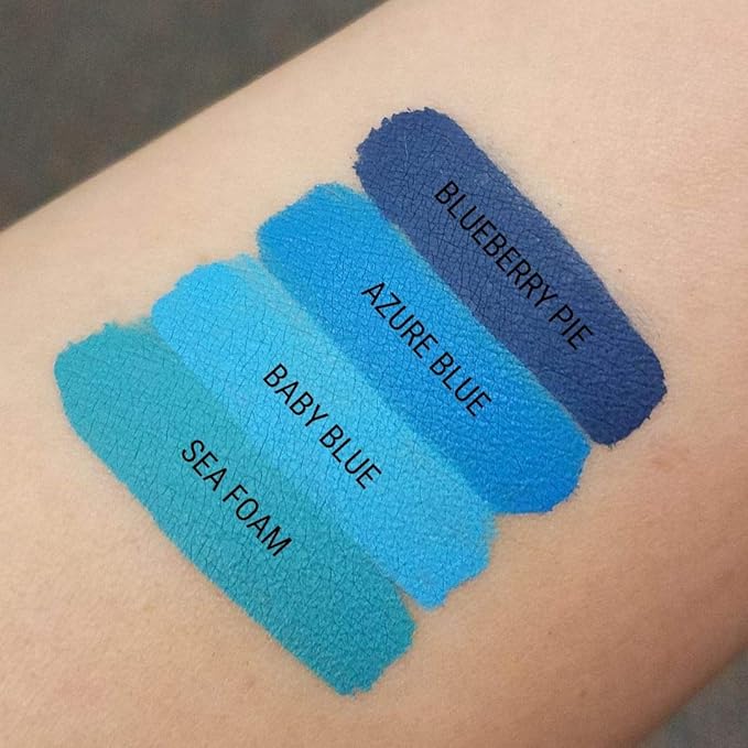 Aromi Sea Foam Matte Liquid Lipstick | Aqua, Aquamarine Lip Color, Blue Green, Smudge and Transfer Proof, Long-Lasting, Vegan, Cruelty-free, Handmade (Sea Foam)