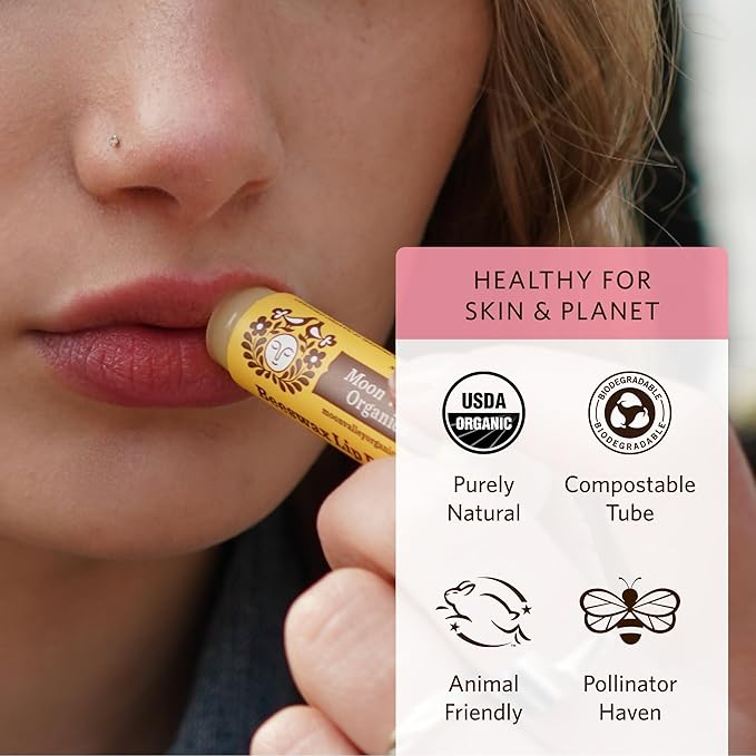 Moon Valley Organics Beeswax Lip Balm BLACKBERRY,