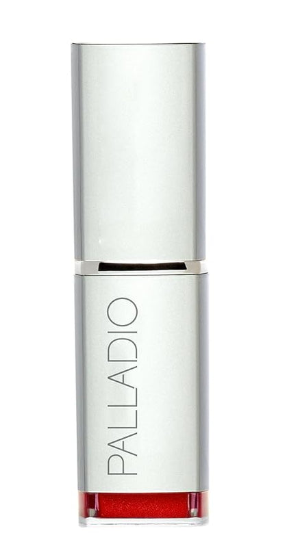 Palladio Herbal Lipstick, Just Red, Rich Pigmented and Creamy Lipstick, Infused with Aloe Vera, Chamomile & Ginseng, Prevents Lips from Drying, Combats Fine Lines, Long Lasting Lipstick