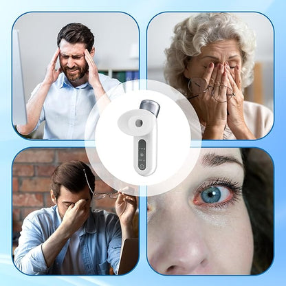 Eye Steamer for Dry Eye, Portable Eye Steam Sprayer, Heated Mist for Dry Eye Relief, Moisturizing Eye Treatment, Mini Soothing Steamer for Eye Care