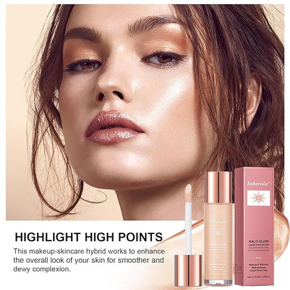 Natural Glow Liquid Filter Makeup, Longwear Face Luminizer, 1.06 fl oz