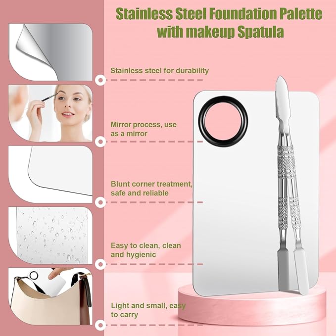 Makeup Mixing Palette Set, Makeup Hand Palette Single