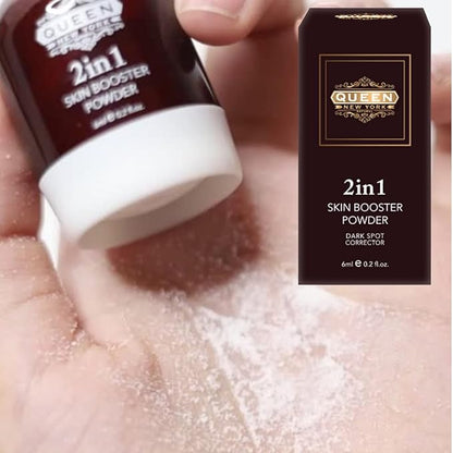 QUEEN 2in1 Booster Power: Radiance Brightening Elixir, elevate your routine for brighter, healthier skin and boosting ritual. Add instant Glow to any skincare routine.