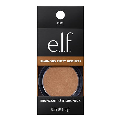 e.l.f. Luminous Putty Bronzer, Lightweight Putty-to-Powder Bronzer For