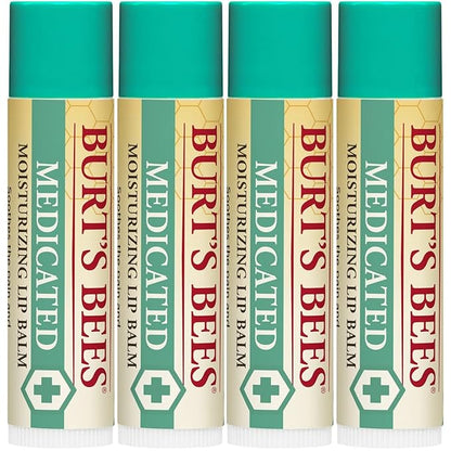 Burt's Bees Medicated Lip Balm, With